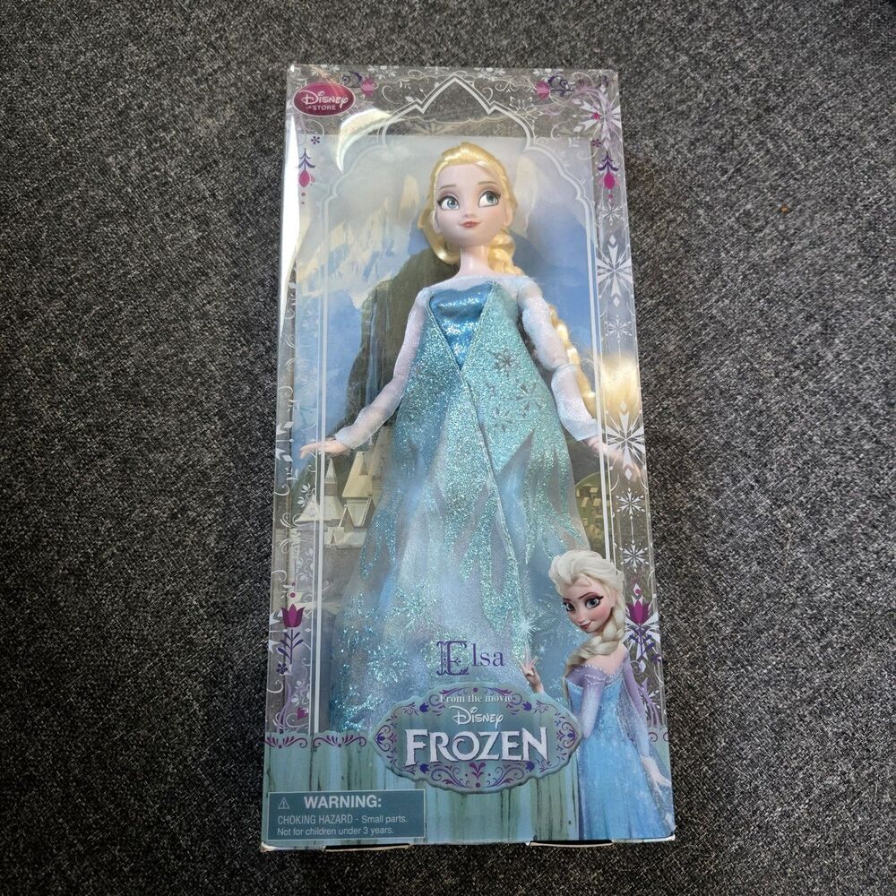 Disney Store   ELSA Exclusive 12 Inch Classic Doll 2013 Edition New In Box RARE